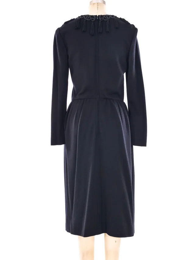 Chanel Tassel Embellished Jersey Dress in Wool from Arcade Vintage, photo 2 of 2