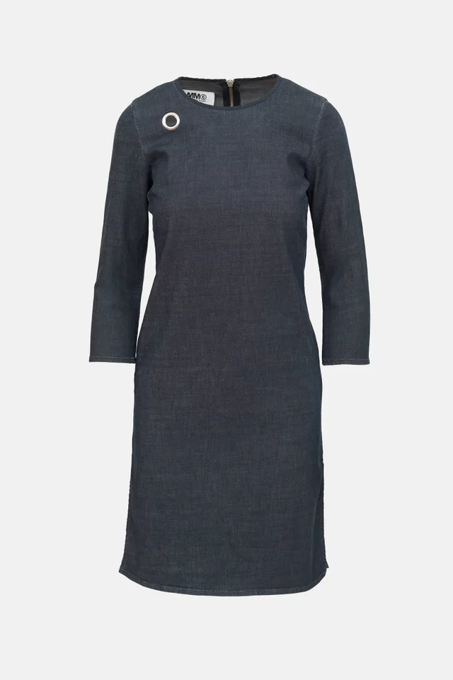 Maison Margiela Grommet Denim Dress in Denim from VSP Consignment