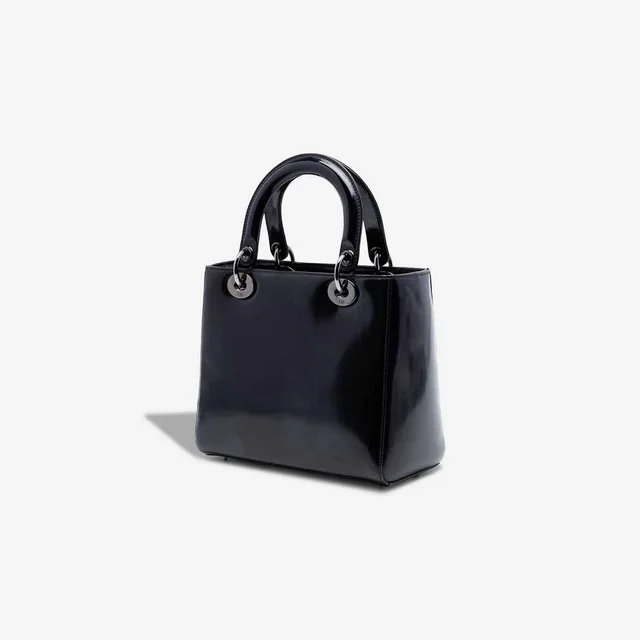 Dior Lady Medium Patent Black in Black Patent leather from SACLÀB, photo 3 of 6