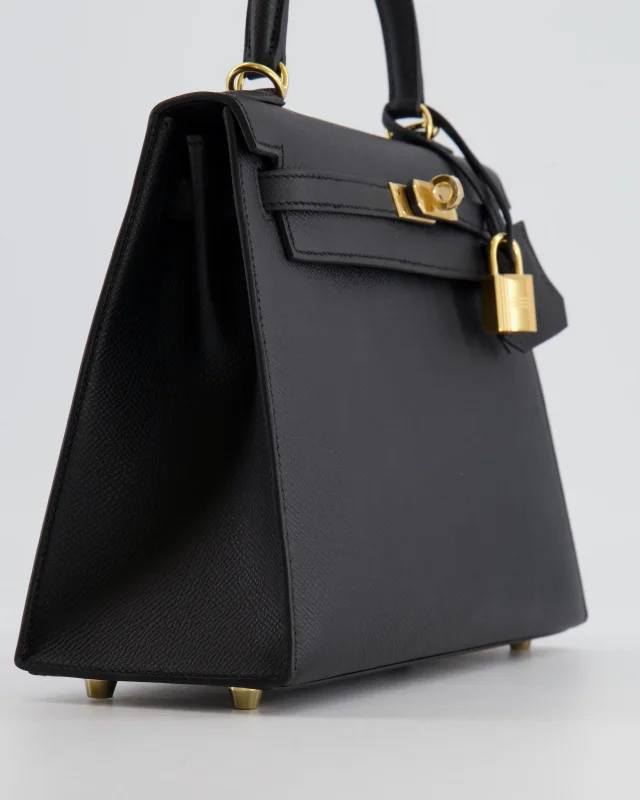 Hermès Kelly 25 Sellier Bag in Black Epsom leather from Sellier, photo 11 of 24