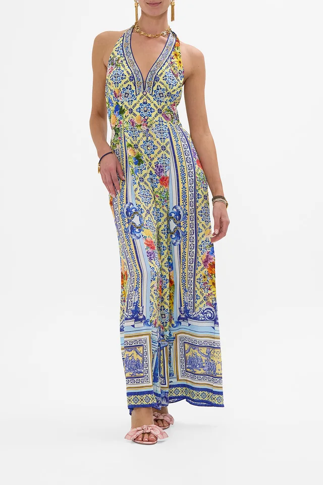Camilla eBoutique HALTERNECK JUMPSUIT WITH TIE NECK WALL TO WALL WONDERS from CAMILLA, photo 1 of 1