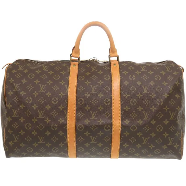 Louis Vuitton Keepall 55 Monogram Boston Bag in Coated canvas from The Reluxe