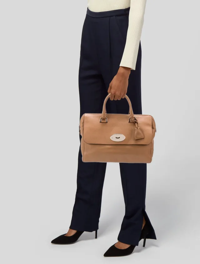 Mulberry Top Handle handbags in Gold Leather from The RealReal, photo 2 of 6