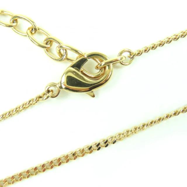My LV Heart Rhinestone Necklace in Gold Gold-plated metal from LuxUness, photo 6 of 9