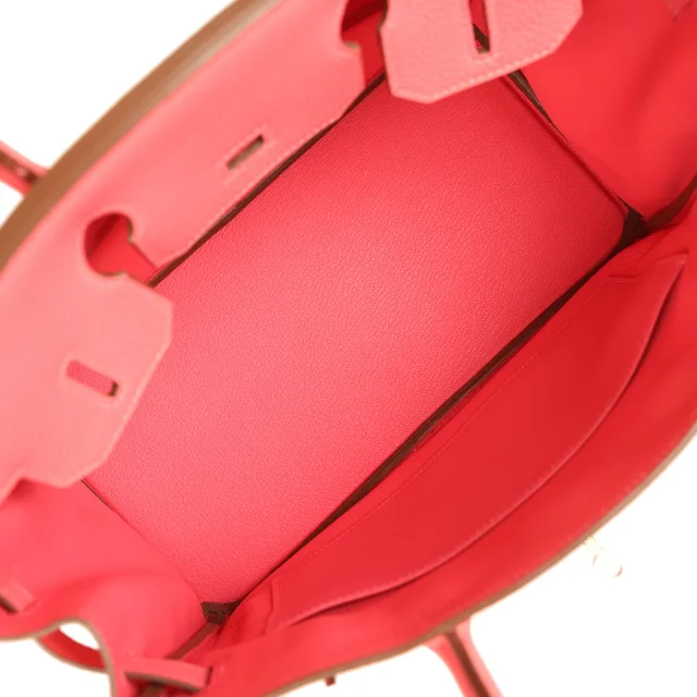 Hermès Birkin 30 Rose Lipstick Togo Palladium Hardware in Pink Togo leather from Madison Avenue Couture, photo 8 of 9