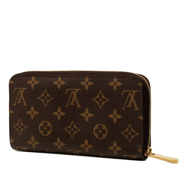 Brown Louis Vuitton Monogram Zippy Long Wallet in Brown Coated canvas from Designer Revival, photo 2 of 2