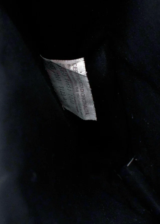 Bottega Veneta Black Large Pochette/document holder in Black Woven leather from HEWI, photo 4 of 10