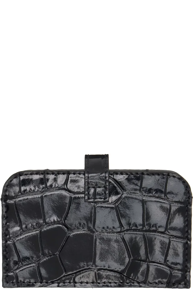 Vivienne Westwood Black Accordion Card Holder, photo 2 of 2 from SSENSE