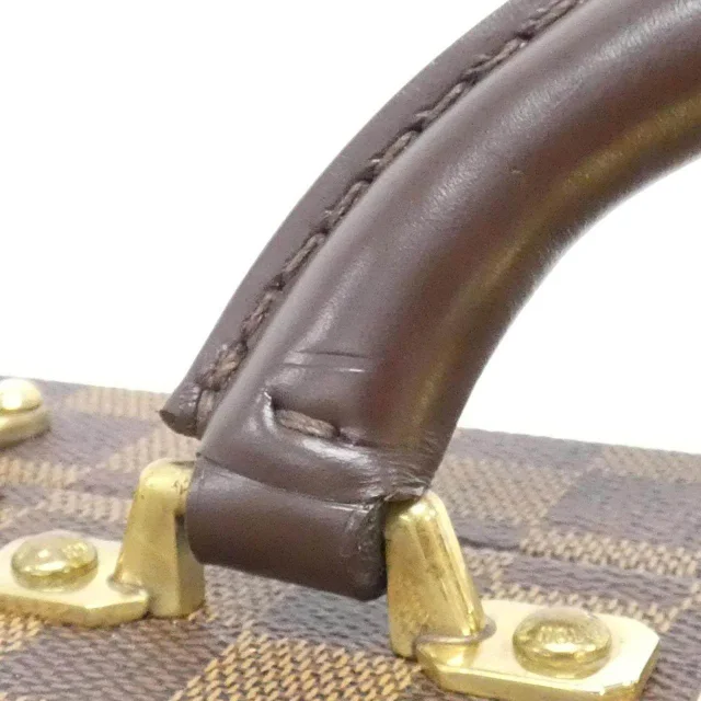 Louis Vuitton Damier Jewelry Case in Brown Canvas from LuxUness, photo 7 of 10