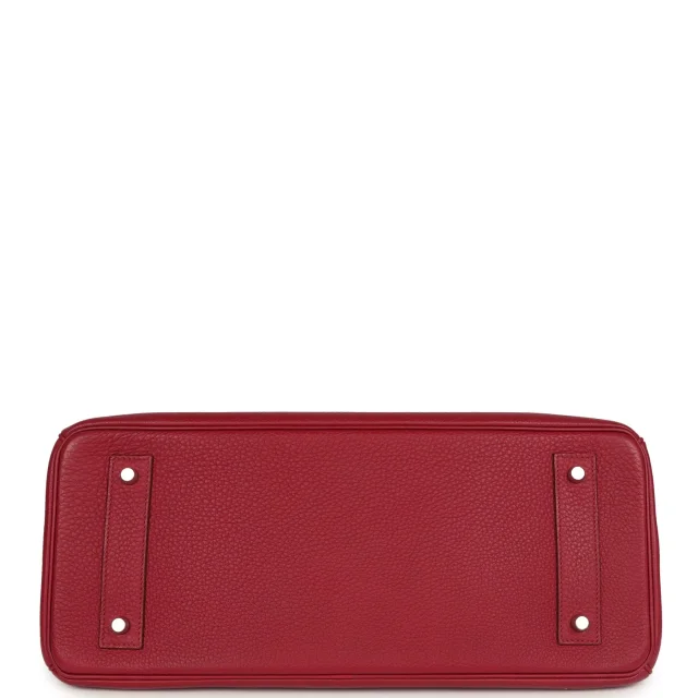 Hermès Vintage Shoulder Birkin 42 JPG Rubis Togo Palladium Hardware in Togo leather from Madison Avenue Couture, photo 6 of 9