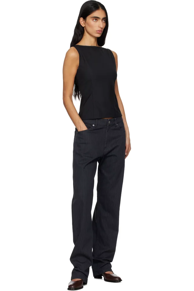 Paloma Wool Black Fase Tank Top, photo 4 of 4 from SSENSE
