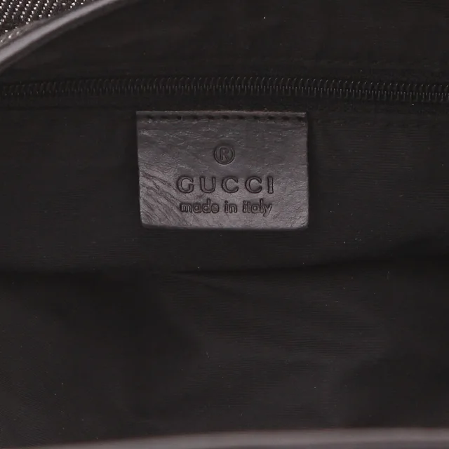 Gucci Jackie handbag in Black Canvas from Collector Square, photo 3 of 4