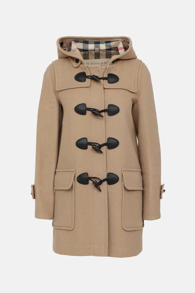 Burberry Brit Wool Toggle Coat in Wool from VSP Consignment