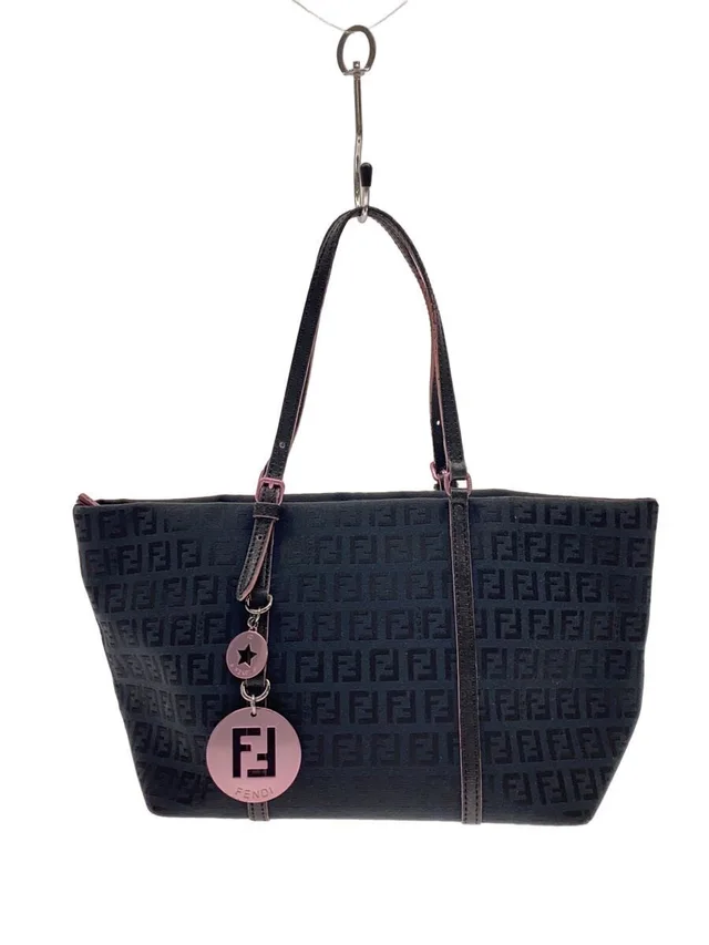 Fendi Zucchino Handbag Charm Canvas Black All Over in black Canvas from Poshmark