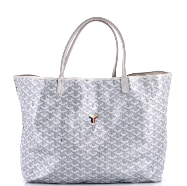 Goyard Gm Saint Louis Tote Precious Metals Coated Canvas in silver|gray Coated canvas from Poshmark