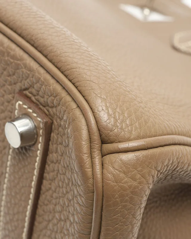 Hermès Birkin 35 Togo Etoupe Bag in Taupe Togo leather from A Retro Tale, photo 9 of 10