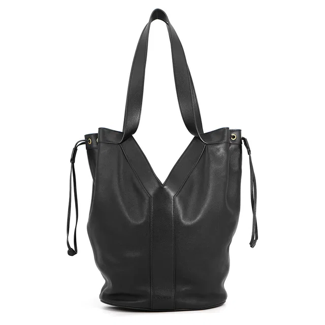 Saint Laurent YHobo Bag Black833160 Calf Leather Size Large in Calfskin from GALLERY RARE