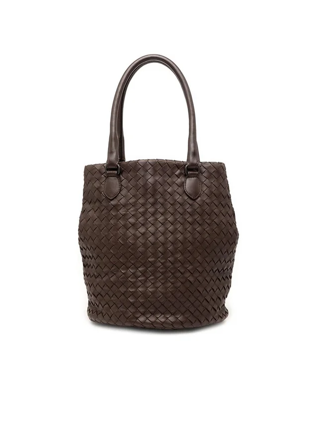 Bottega Veneta Nappa Intrecciato Bucket #272094b86b in brown|red Nappa leather from Poshmark