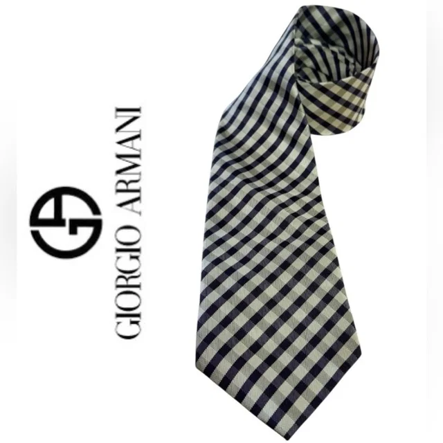 Giorgio Armani 100% Silk Tie Purple Cream/Light Yellow Tone Luxury in purple Silk from Poshmark