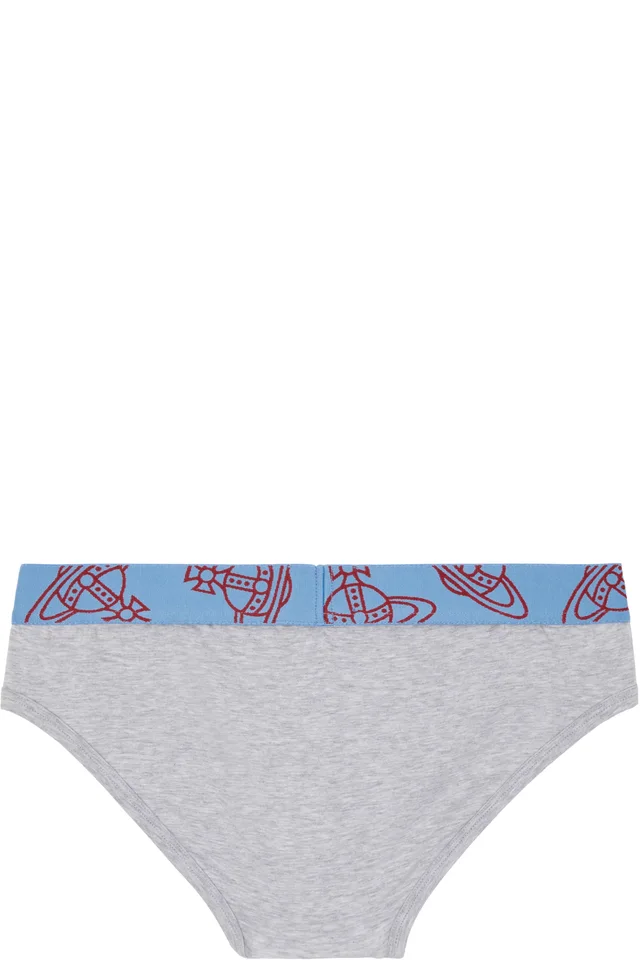 Vivienne Westwood Three-Pack Multicolor Slip Band Briefs, photo 3 of 7 from SSENSE