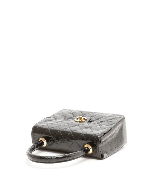 Chanel Patent Kelly Top Handle Bag in Patent leather from A Retro Tale, photo 5 of 11