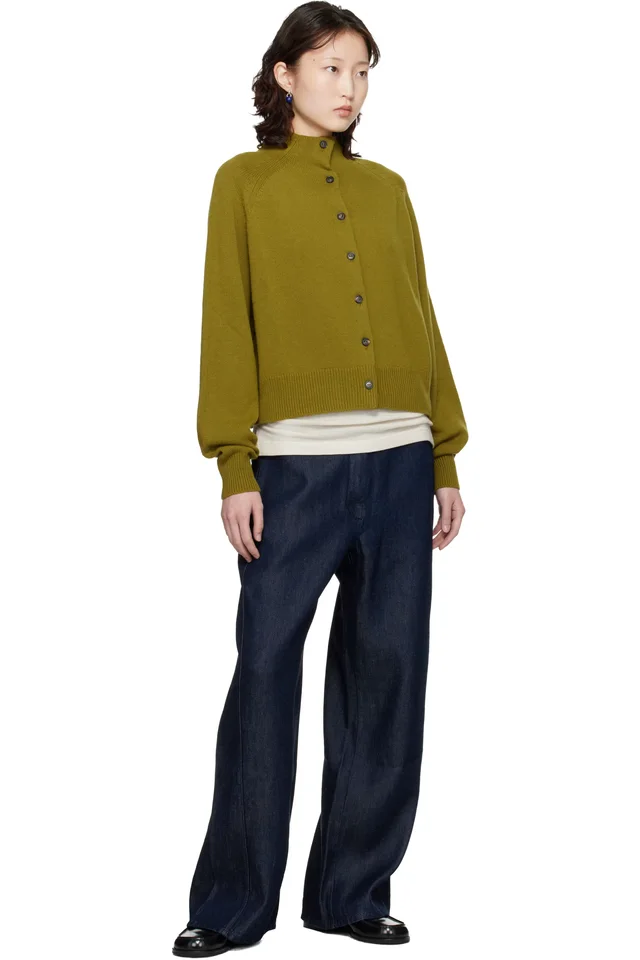 Cordera Navy Straight Jeans, photo 4 of 4 from SSENSE