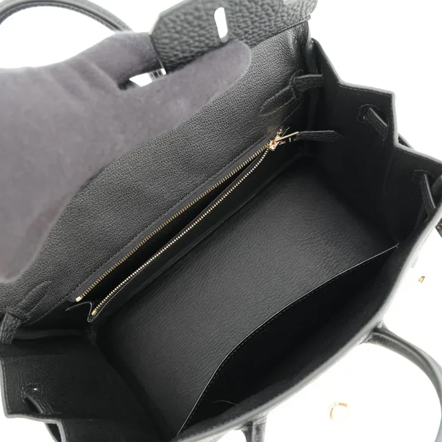 Hermès Birkin Black Togo Leather Size 25 in Black Togo leather from GALLERY RARE, photo 7 of 9