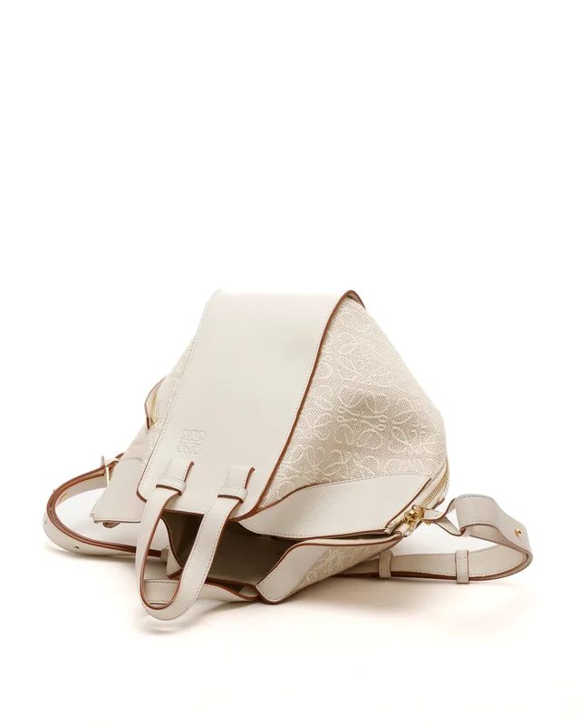 Loewe Small Anagram Hammock Bag in Canvas from A Retro Tale, photo 4 of 10