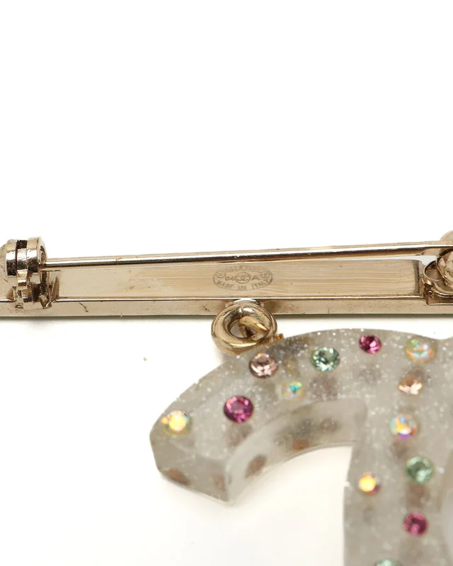 Chanel Coco Mark Brooch in Resin from A Retro Tale, photo 3 of 3