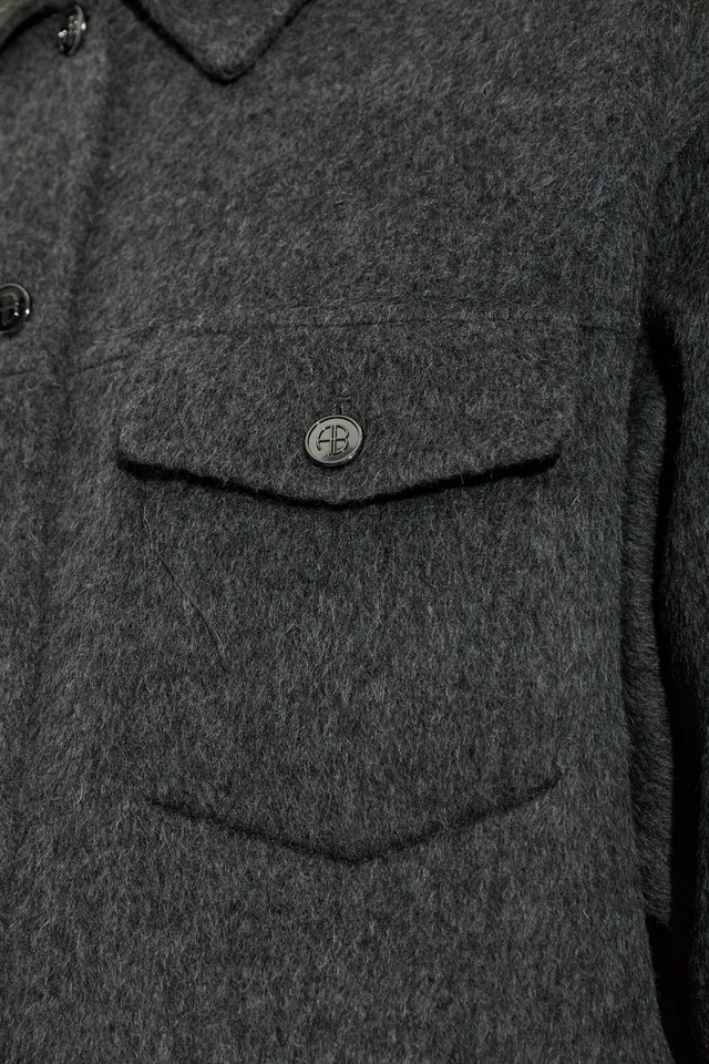 Anine Bing Boxy Button-Up Jacket, photo 4 of 4 from SENSER