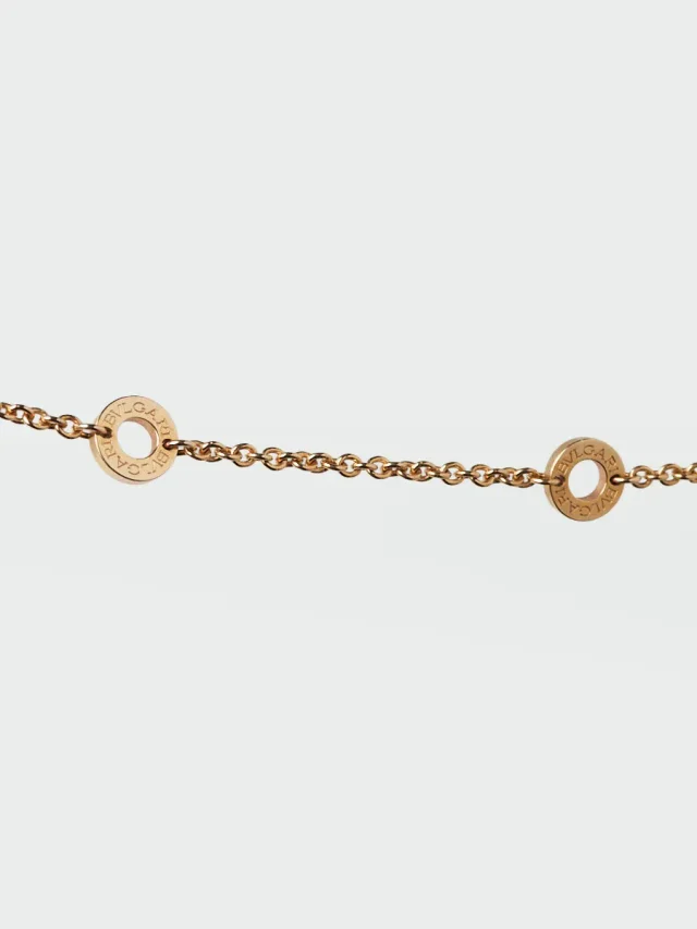 Bvlgari 18k Rose Gold and Black Ceramic B.Zero1 Pendant Necklace in Black Ceramic from Yoogis, photo 3 of 8
