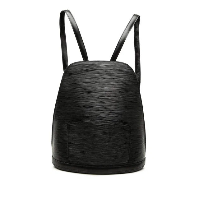 Black Louis Vuitton Epi Gobelins Backpack in Black Leather from Designer Revival