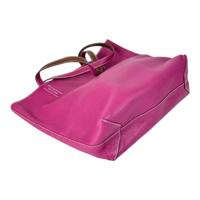 Hermès Double Sense Tote Bag in Pink & Gold in Pink from Luxury Promise, photo 7 of 7