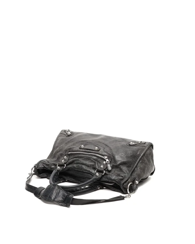 Balenciaga Motocross Giant City Bag in Leather from A Retro Tale, photo 4 of 12
