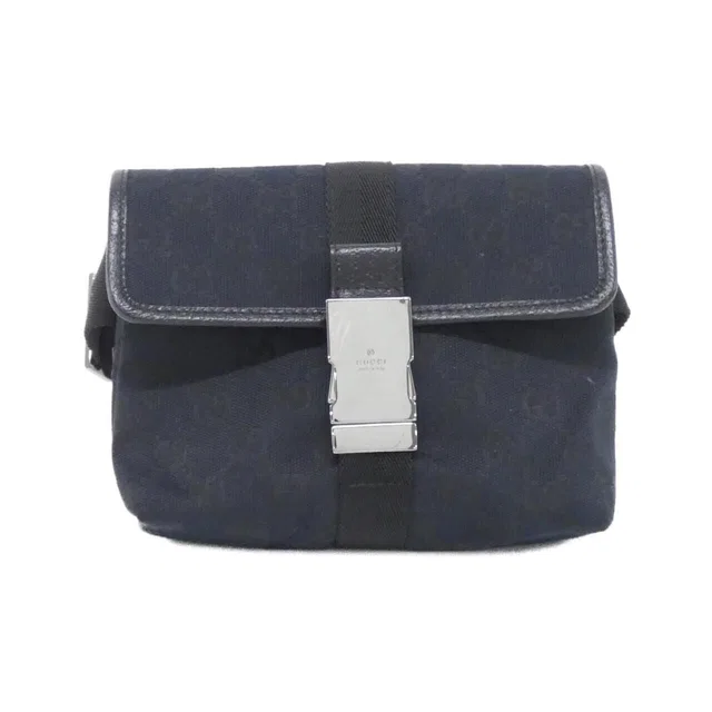 Gucci Waist Bag Belt Bag Black in Black Canvas from The Reluxe