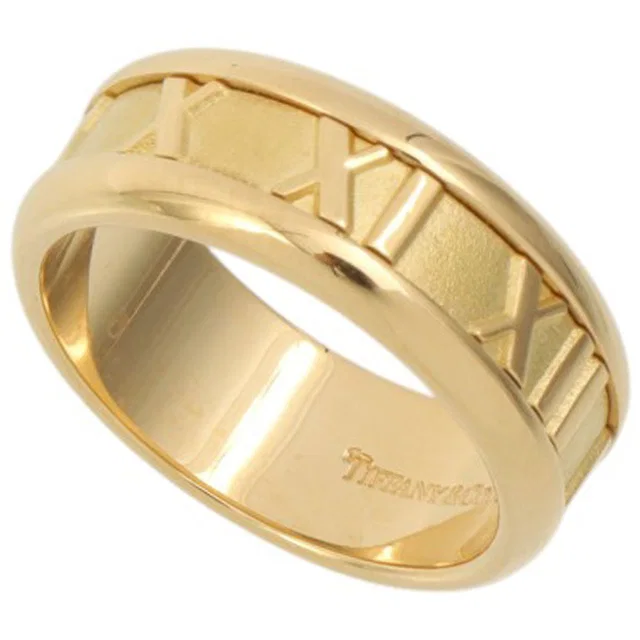 Tiffany & Co. 18K Atlas ring #51.5 gold in Gold from VINTAGE QOO TOKYO