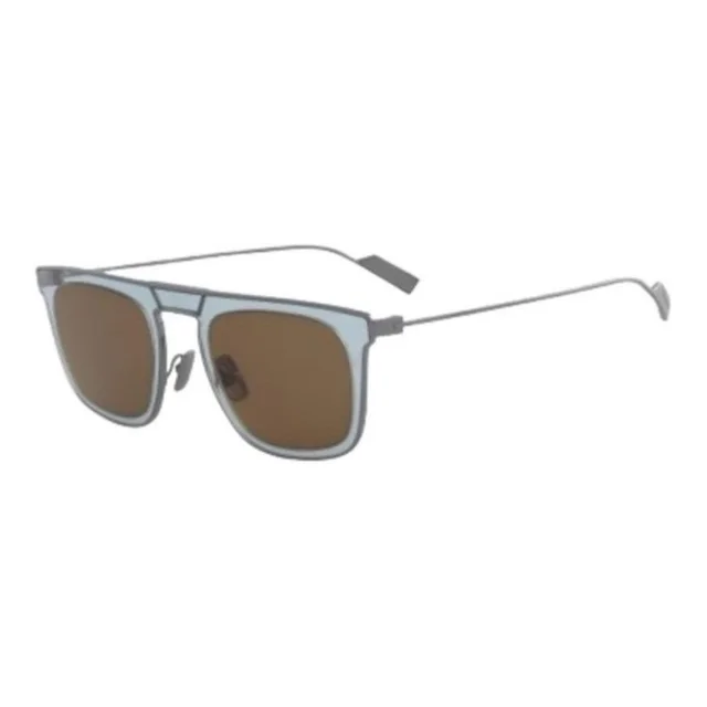 Ferragamo Men's Sunglasses - Green/Gold in green|gold from Depop, photo 1 of 1