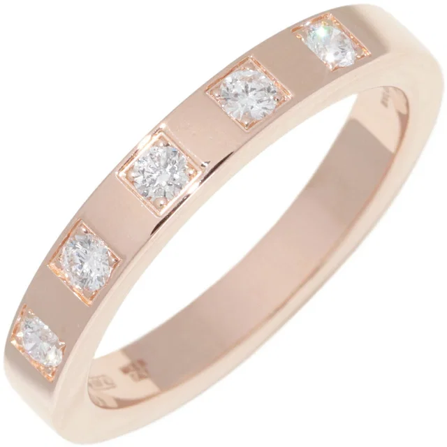 Bvlgari Marryme Au750 Pink Gold Diamond Ring Size 8.5 in Pink from LuxUness