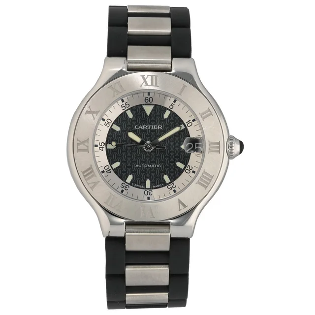 Cartier Must 21 W10147U2 37mm Stainless Steel Watch from H&T