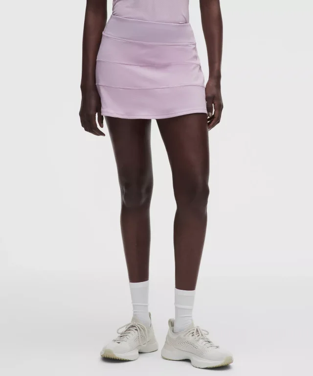 lululemon Pace Rival Mid-Rise Skirt *Long in Lilac Play, photo 2 of 7 from lululemon