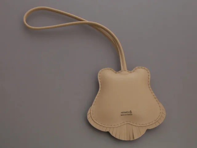 Hermès Tiger Petit H Bag Charm in Lambskin from Ann's Fabulous Finds, photo 3 of 5