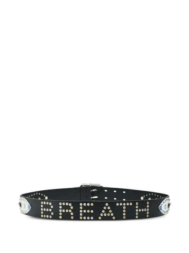 BREATH studded-detail leather belt, photo 2 of 2 from FARFETCH