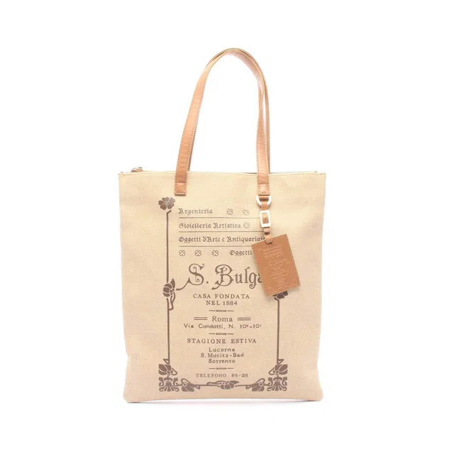 Bvlgari Collezione 1910 Coated Canvas Tote Bag in Coated canvas from LuxUness
