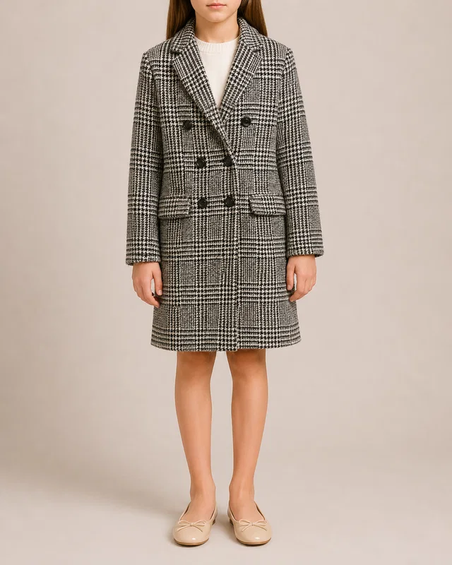 Dolce & Gabbana Kids Black and White Wool Jacket and Shorts Set with Logo Size 8 years in Black Wool from Sellier