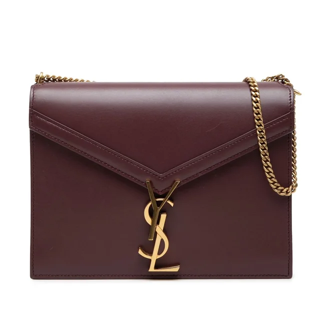 Saint Laurent Smooth Calfskin Monogram Cassandra Clasp Bag in Calfskin from Her-Age, photo 1 of 1