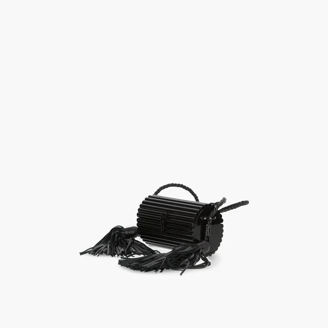 Saint Laurent Opium Tassel Box Bag in Leather from A Retro Tale, photo 2 of 8