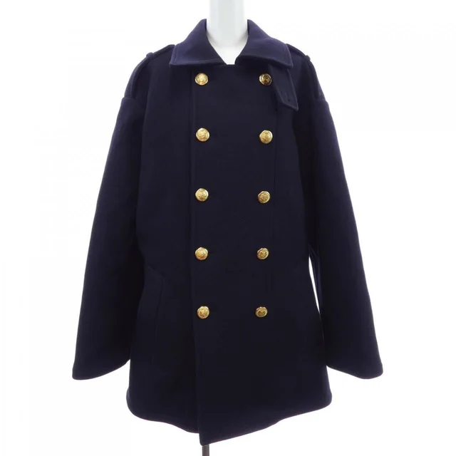 Celine Coat Navy in Navy from The Reluxe