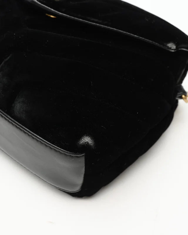 Saint Laurent Loulou Toy Shoulder Bag in Velvet from A Retro Tale, photo 8 of 10