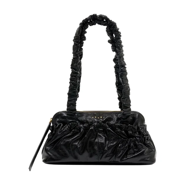 Marni Shoulder Bag — Black Calfskin in Black Calfskin from HEWI