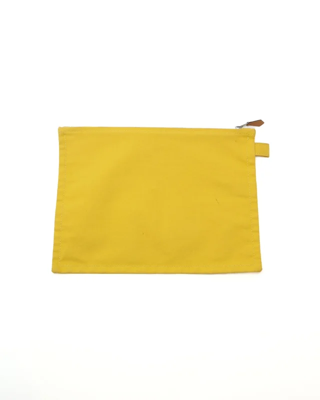 Hermès Toile Bora Pouch in Canvas from A Retro Tale, photo 2 of 4